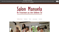 Desktop Screenshot of friseur-salon-manuela.de